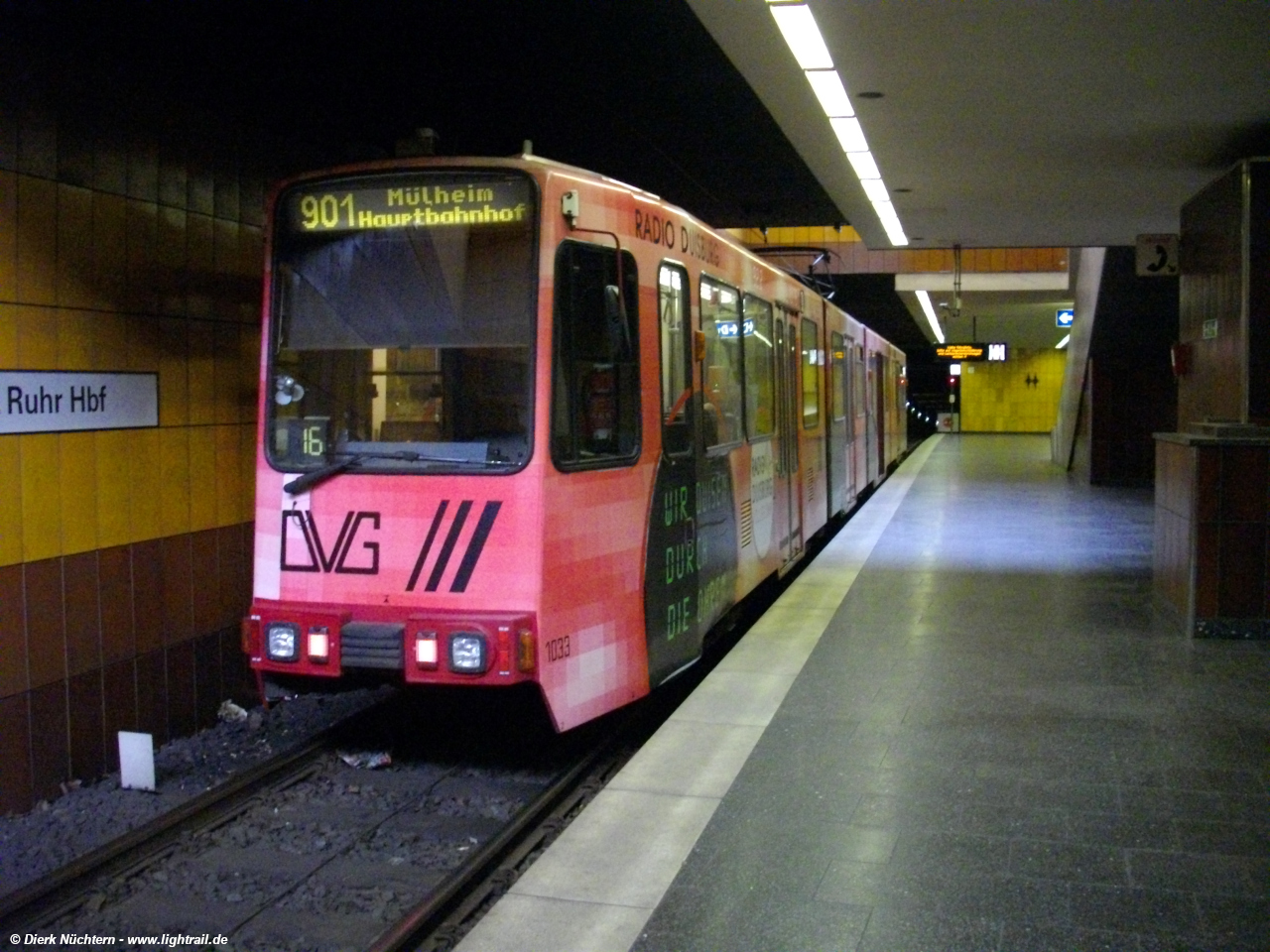 1033 · [U] Mülheim an der Ruhr Hbf