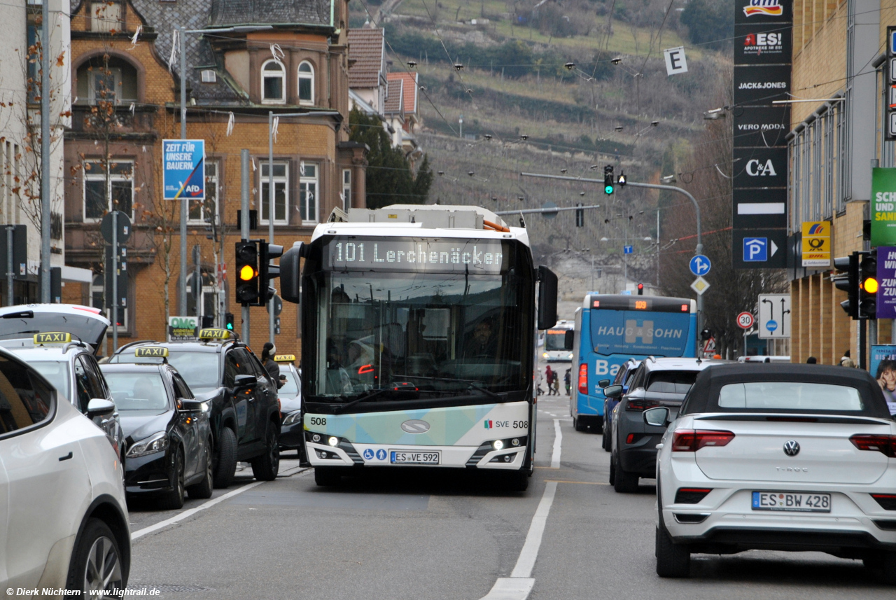 508 (ES VE 592) · Schelztor -> Esslingen ZOB