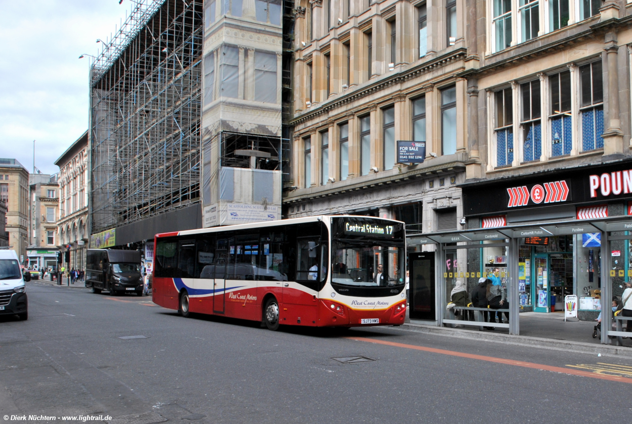 12319 (SJ73 HWS) Glasgow Central Station