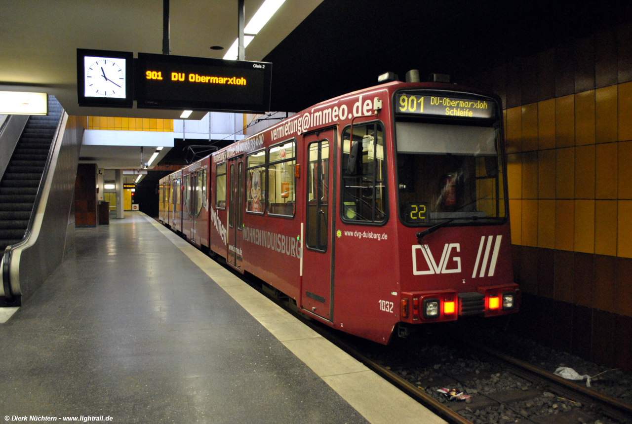 1032 · [U] Mülheim (Ruhr) Hbf