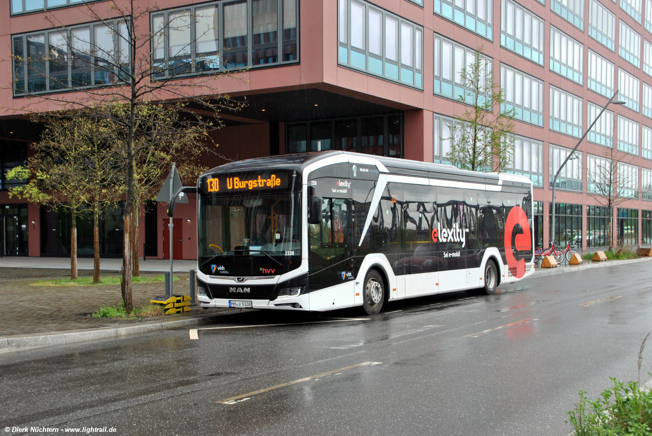 2338 (HH V 9338) · (S)[U] Elbbrücken (Baakenwerder Str.)