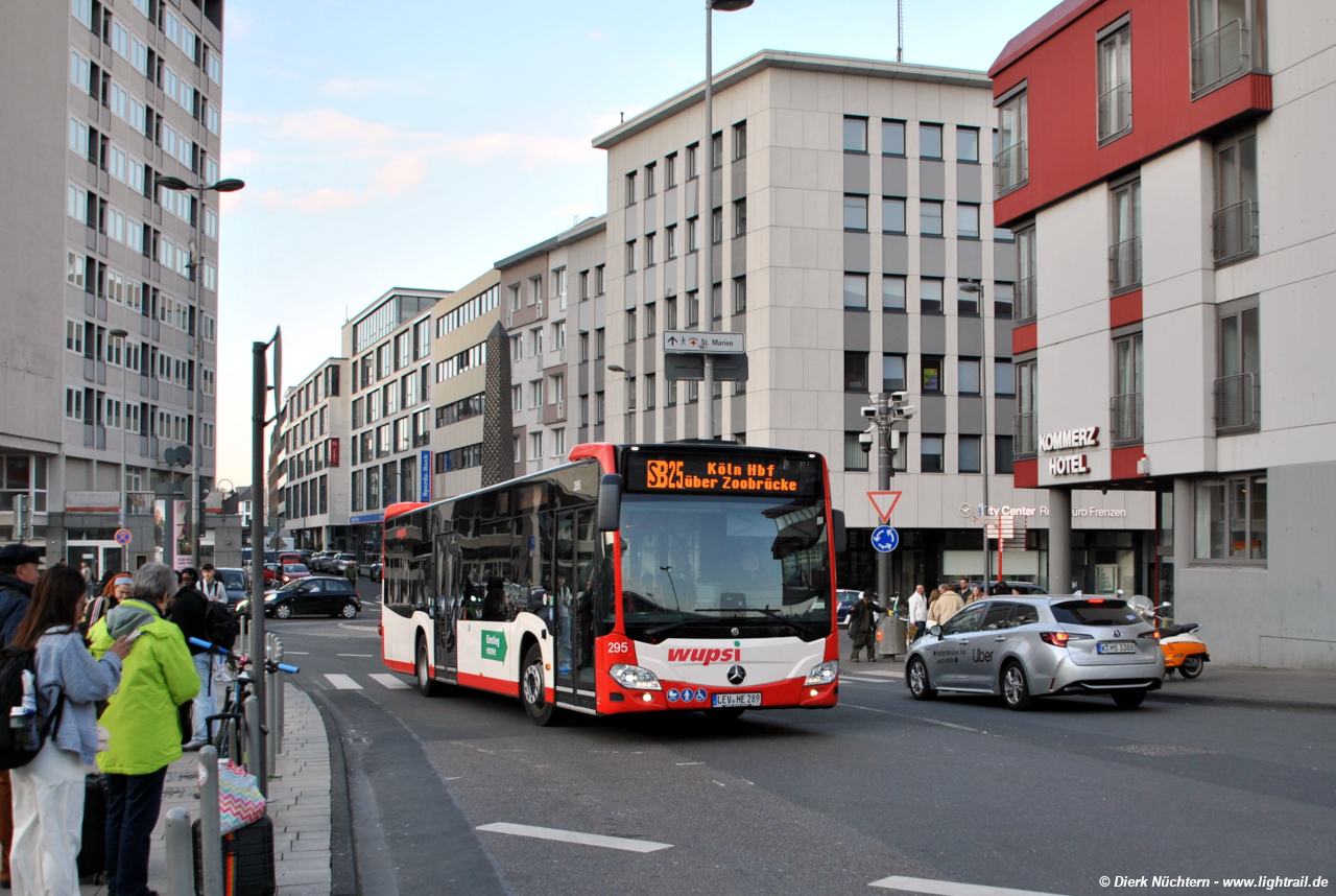 295 (LEV HE 289) · Köln, Breslauer Platz/Hbf