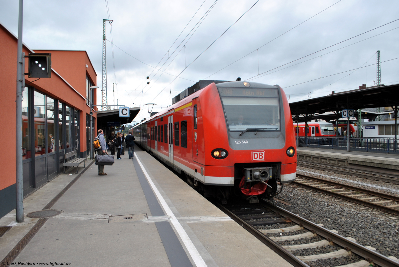 425 540 Solingen Hauptbahnhof