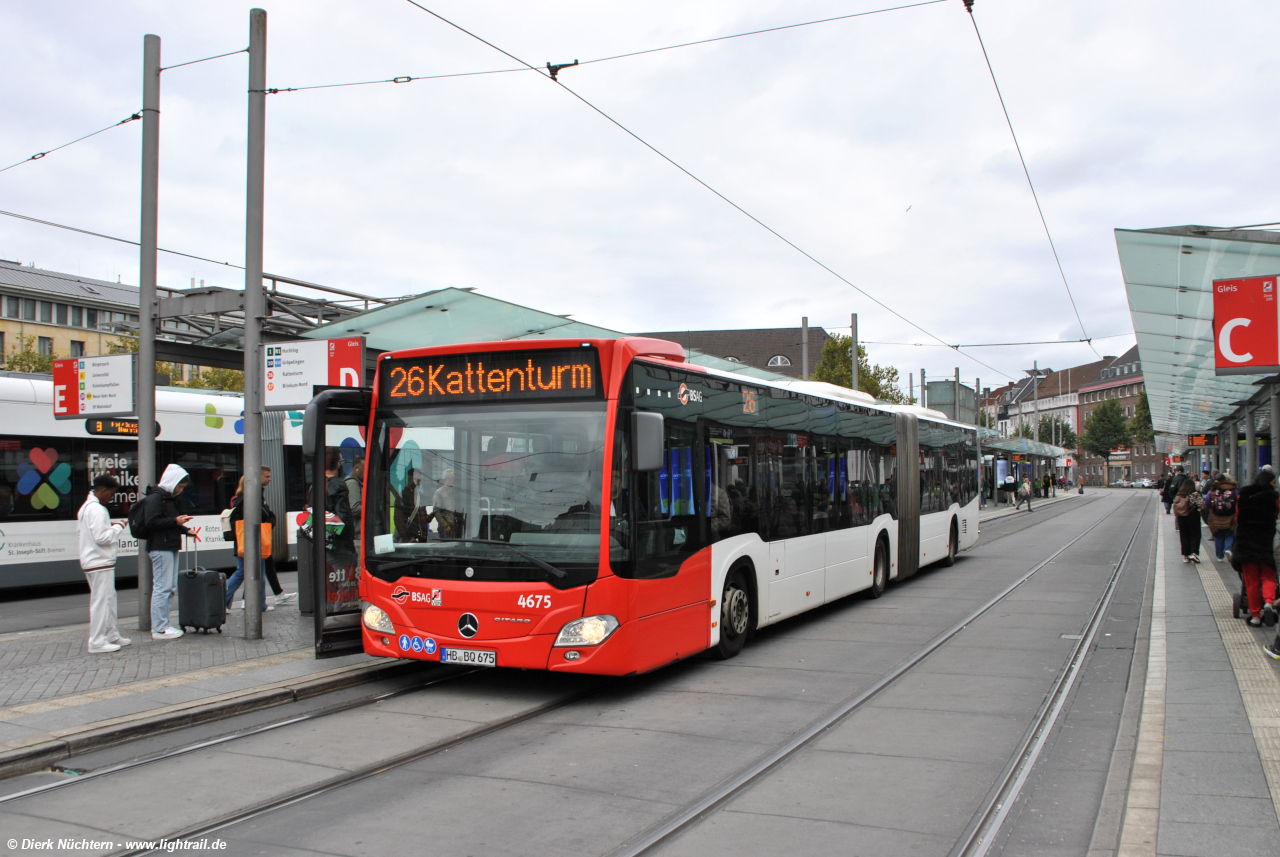 4675 (HB BQ 675) · Bremen Hauptbahnhof