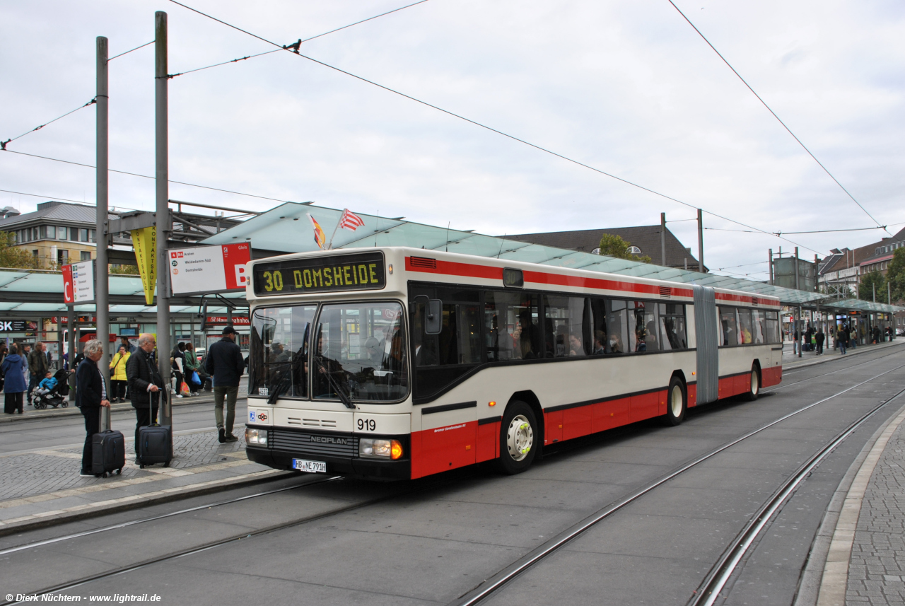 919 (HB NE 791H) · Bremen Hauptbahnhof