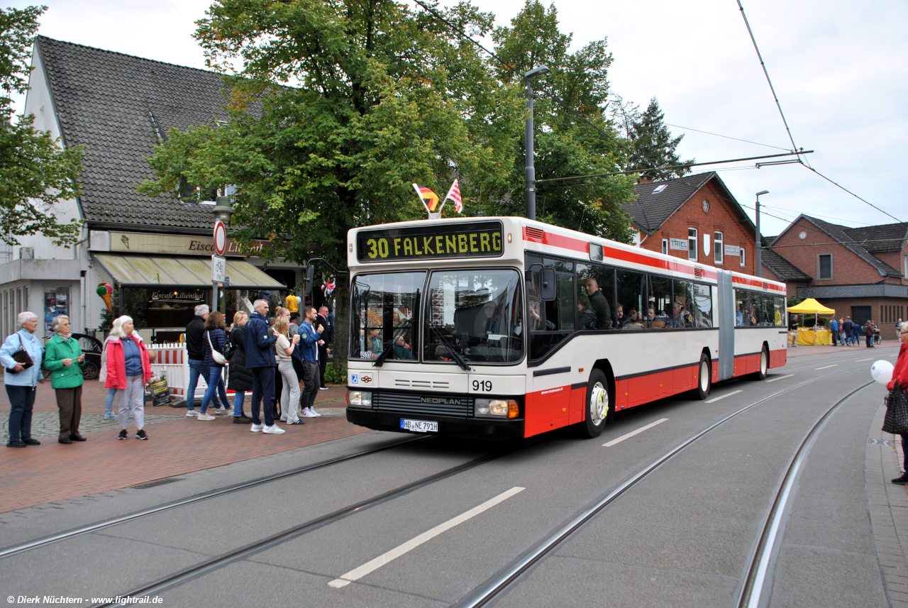 919 (HB NE 791H) · Feldhäuser Straße -> Lilienthal-Mitte