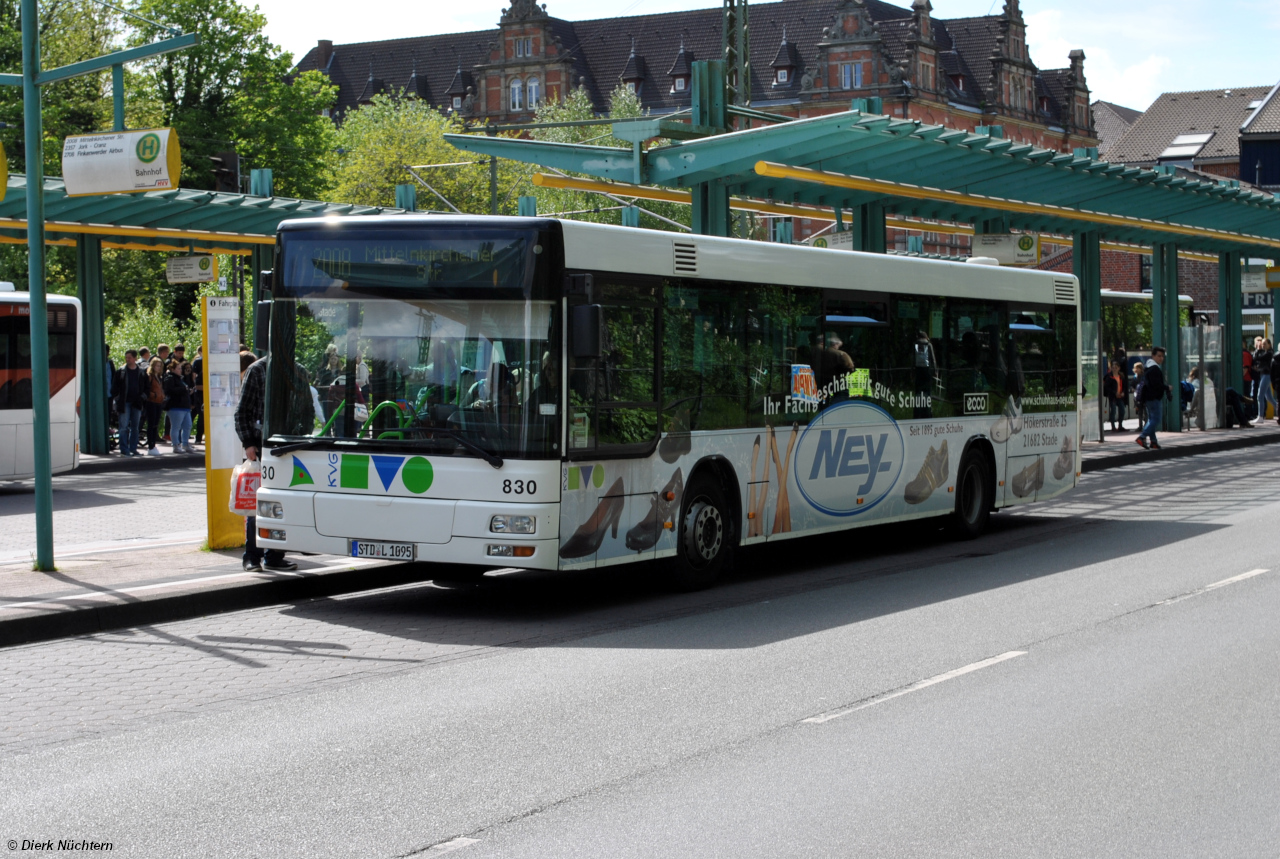 830 (STD L 1095) · Stade Bahnhof