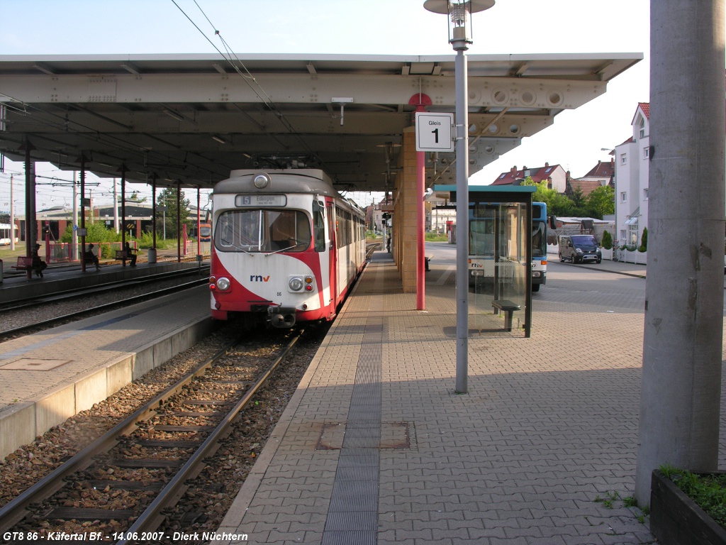 86 Käfertal Bahnhof