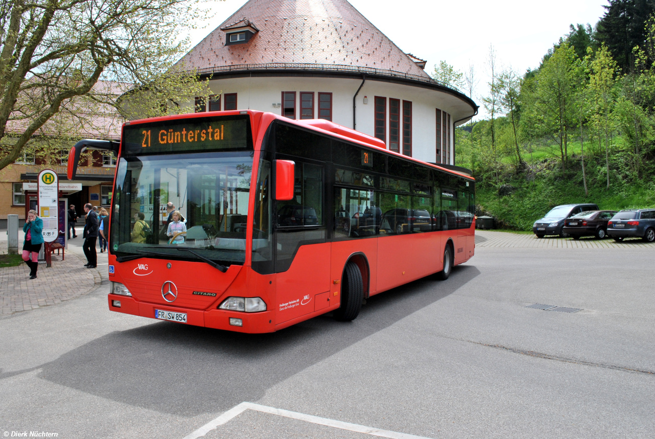 854 (FR SW 854) · Talstation Schauinslandbahn