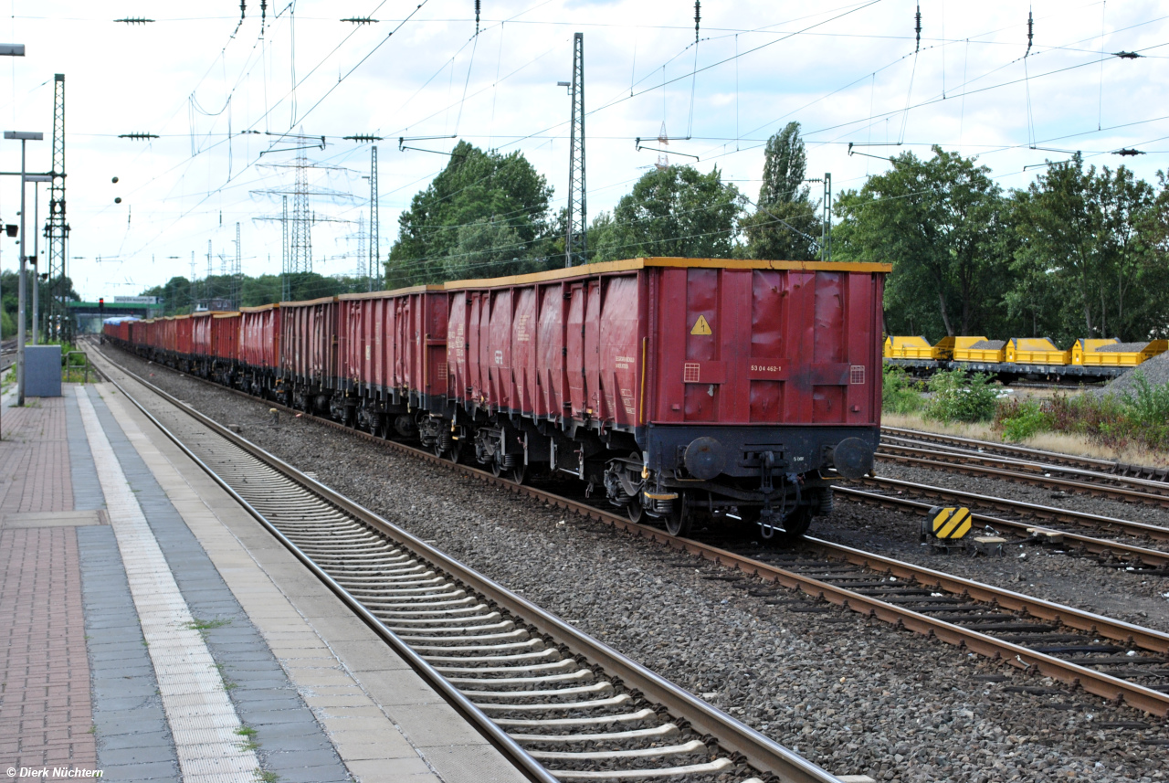 Offene Güterwagen in Do-Mengede