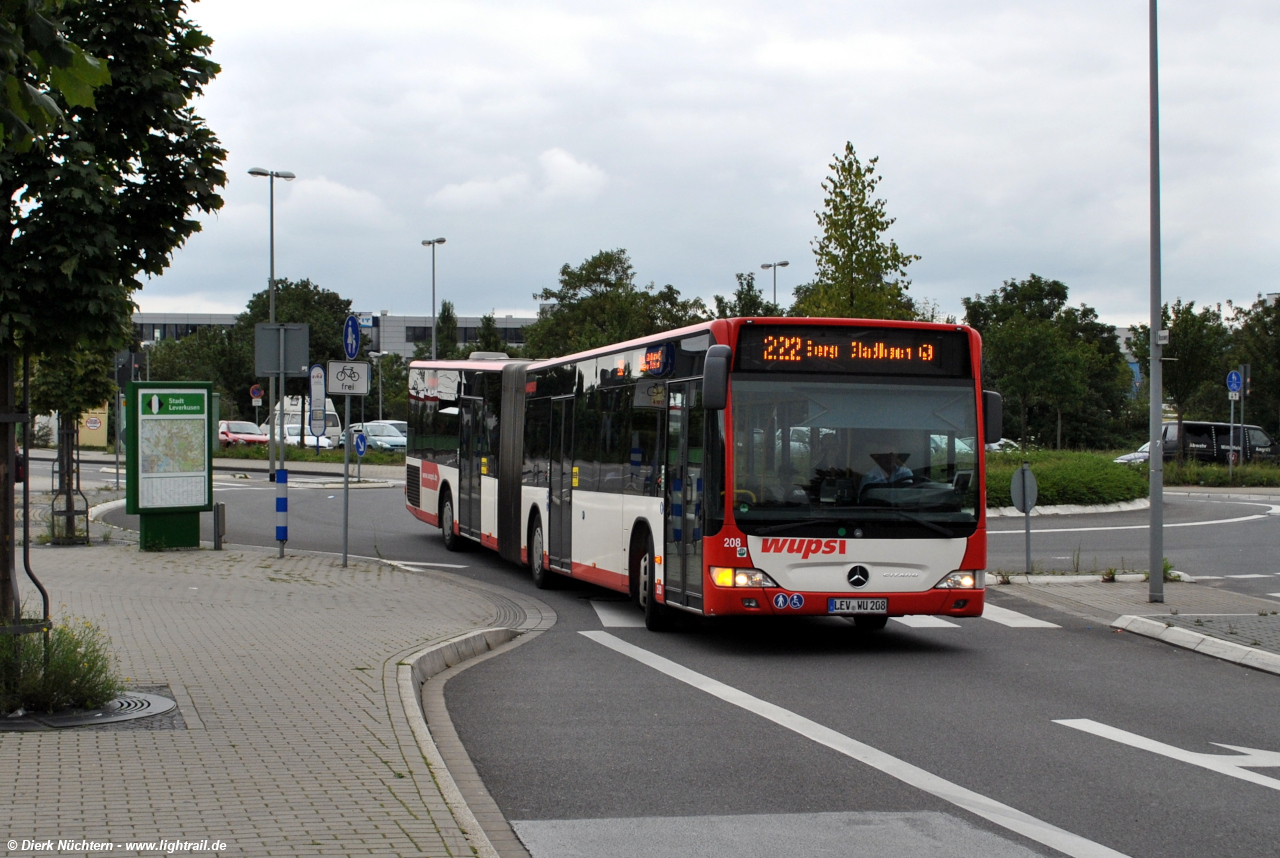 208 (LEV WU 208) Leverkusen-Schlebusch Bf.