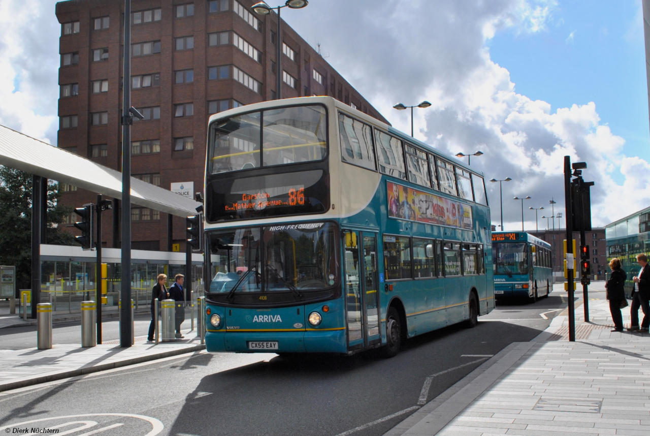 4108 (CX55 EAY) Liverpool One Bus Station