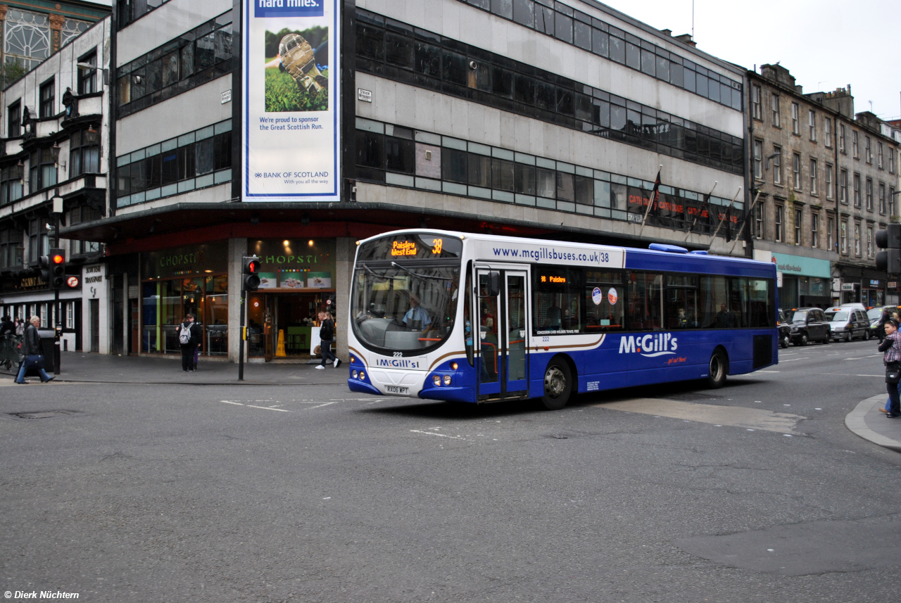 222 (RX06 WPT) · Glasgow Central Station