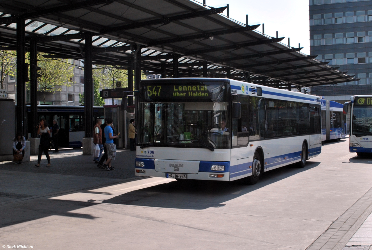 736 (HA DF 736) · Hagen Hbf