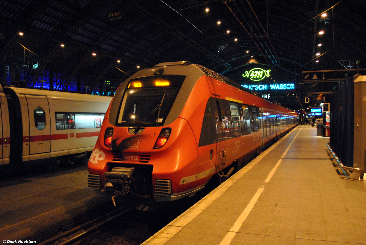 442 802 · Köln Hbf