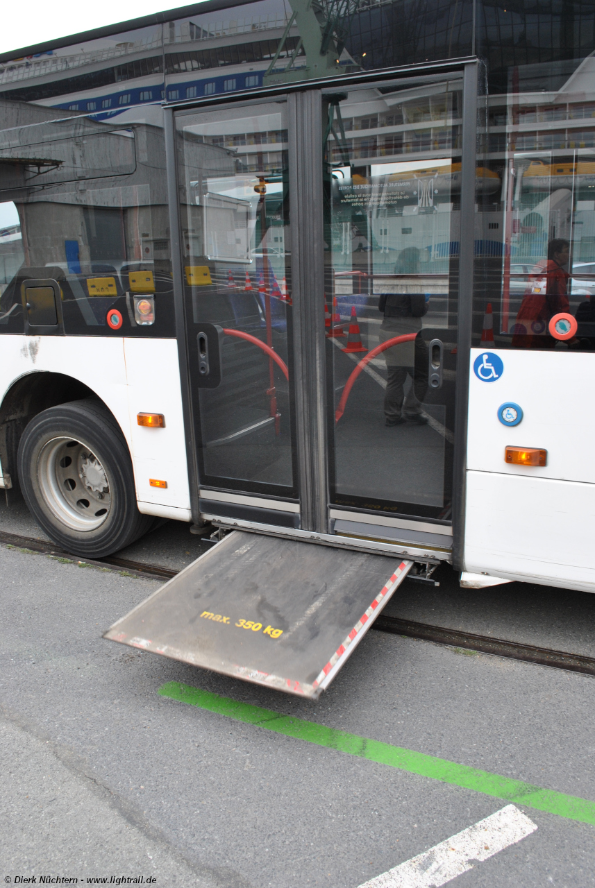 Rollstuhlrampe beim Citaro #218