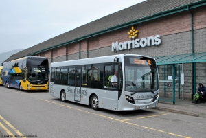 YY17 GRK · Fort William Bus Station