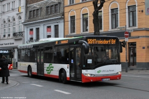 781 (BN LR 781) · Th.-Mann-Str. -> Friedensplatz